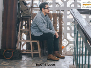 Giày Boot nam cột dây phong cách BT2090 004