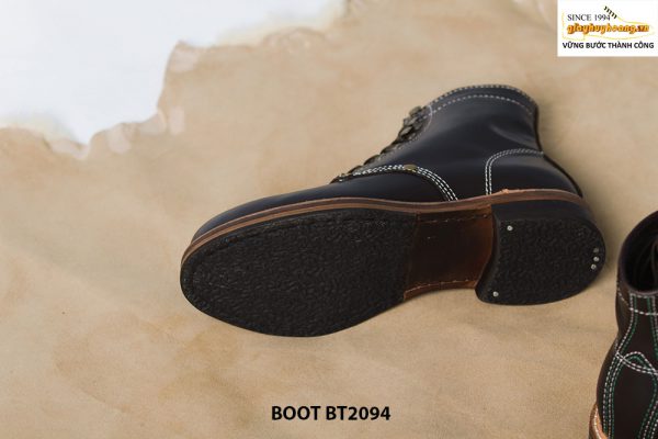 Giày Boot da bò buộc dây cao cấp BT2094 006