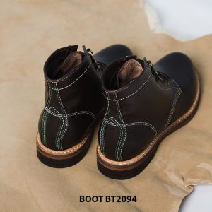 Giày Boot da bò buộc dây cao cấp BT2094 005