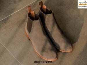 Giày da Boot thun chelsea cho nam BT2095 008
