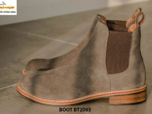 Giày da Boot thun chelsea cho nam BT2095 006