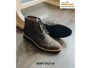 Giày da Boot nam buộc dây chất lượng cao BT2119 004