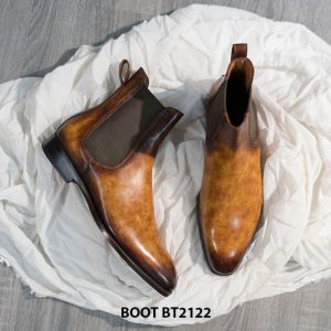 Giày Chelsea Boot nam cao cấp màu Patina BT2122 005