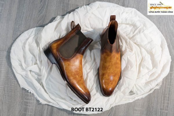 Giày Chelsea Boot nam cao cấp màu Patina BT2122 005