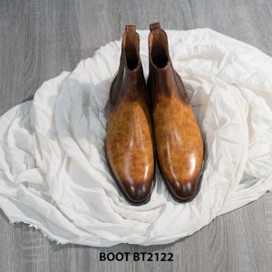 Giày Chelsea Boot nam cao cấp màu Patina BT2122 001