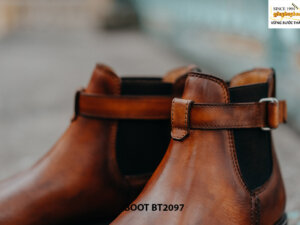 Giày da chelsea Boot nam hàng hiệu cao cấp BT2097 005