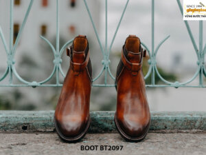 Giày da chelsea Boot nam hàng hiệu cao cấp BT2097 001