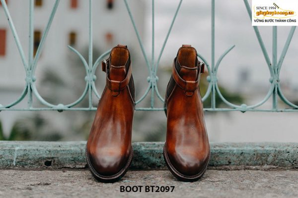 Giày da chelsea Boot nam hàng hiệu cao cấp BT2097 001