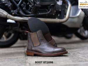 Giày da chelsea Boot nam đế da cao cấp BT2098 006