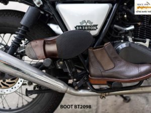 Giày da chelsea Boot nam đế da cao cấp BT2098 004