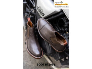 Giày da chelsea Boot nam đế da cao cấp BT2098 002