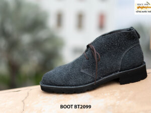 Giày da Chukka Boot nam cổ lửng lông chuột BT2099 001
