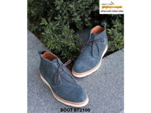 Giày da Chukka Boot nam đế bằng sneaker BT2100 002