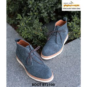 Giày da Chukka Boot nam đế bằng sneaker BT2100 002