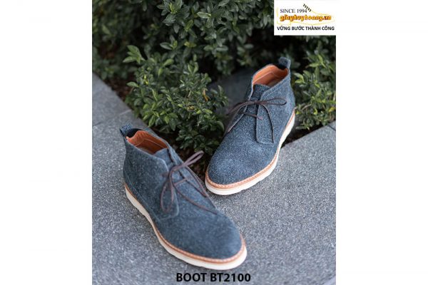 Giày da Chukka Boot nam đế bằng sneaker BT2100 002