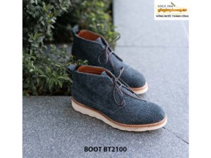 Giày da Chukka Boot nam đế bằng sneaker BT2100 001