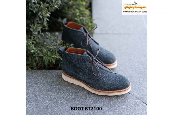 Giày da Chukka Boot nam đế bằng sneaker BT2100 001