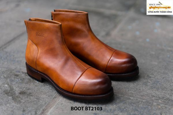 Giày Boot nam cổ cao mũi tròn BT2103 001