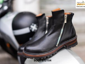 Giày Zip Boot nam cổ cao đi mô tô BT2104 001