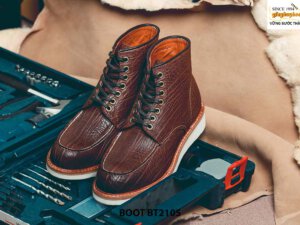 Giày Boot buộc dây nam cổ cao đế bằng sneaker BT2105 010
