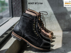 Giày Boot buộc dây nam thủ công cao cấp BT2106 001
