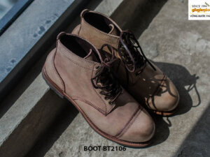 Giày Boot buộc dây nam thủ công cao cấp BT2106 008