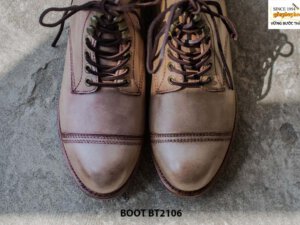 Giày Boot buộc dây nam thủ công cao cấp BT2106 006