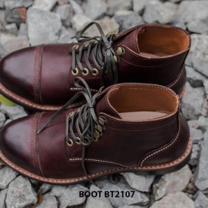 Giày da Boot buộc dây nam phong cách thời trang BT2107 011