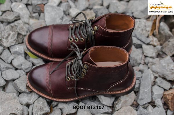 Giày da Boot buộc dây nam phong cách thời trang BT2107 011
