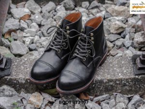 Giày da Boot buộc dây nam phong cách thời trang BT2107 007