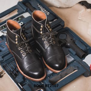 Giày da Boot buộc dây nam phong cách thời trang BT2107 003