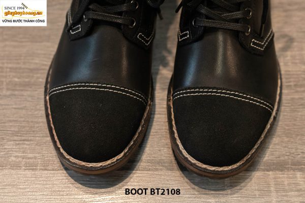 Giày da Boot buộc dây nam chính hãng BT2108 002