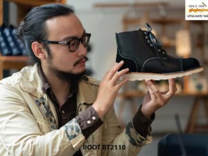 Giày da Boot nam buộc dây trẻ trung BT2110 004