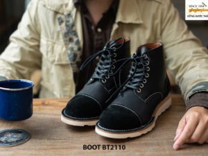 Giày da Boot nam buộc dây trẻ trung BT2110 002