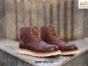 Giày da Boot nam buộc dây cao cấp BT2110-2 001