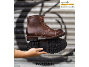 Giày da Boot nam buộc dây hàng hiệu BT2111 005