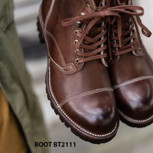 Giày da Boot nam buộc dây hàng hiệu BT2111 004