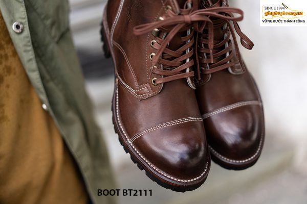 Giày da Boot nam buộc dây hàng hiệu BT2111 004