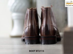 Giày da Boot nam buộc dây màu nâu BT2113 006