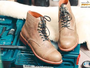 Giày da Boot nam cổ cao buộc dây chất lượng BT2115 001
