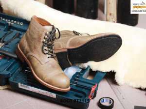 Giày da Boot nam cổ cao buộc dây chất lượng BT2115 005