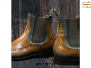 Giày da nam đục lỗ Wingtips Chelsea Boot BT2129 006