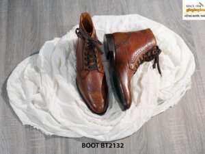 Giày Boot nam cao cổ buộc dây Wingtips BT2132 004