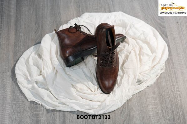 Giày Boot nam cao cấp đánh màu thủ công BT2133 004