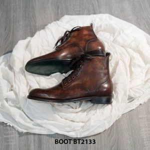 Giày Boot nam cao cấp đánh màu thủ công BT2133 002