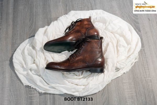 Giày Boot nam cao cấp đánh màu thủ công BT2133 002