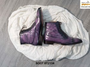 Giày Boot nam cao cấp dáng Oxford cổ cao BT2134 005