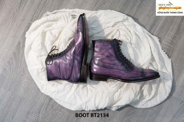 Giày Boot nam cao cấp dáng Oxford cổ cao BT2134 005