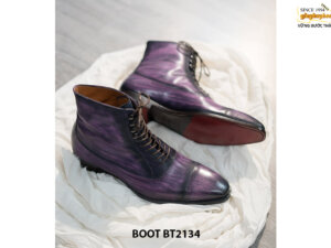 Giày Boot nam cao cấp dáng Oxford cổ cao BT2134 004