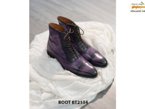 Giày Boot nam cao cấp dáng Oxford cổ cao BT2134 002